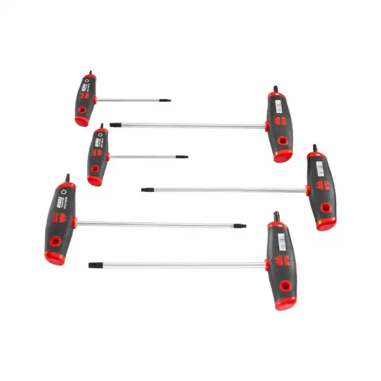 Слика на Сет T-одвртувачи со Torx прифат TX 10-40