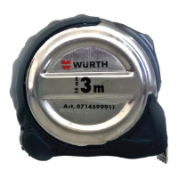 Fotografia e metro Wurth, Profi, 3m/16mm.