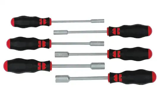 Слика на Сет ZEBRA одвртувачи со 6-аг насаден прифат, 6 пар