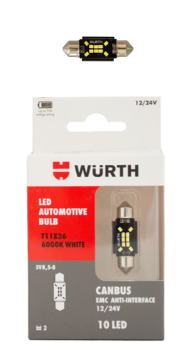 Слика на LED CANBUS - C5W T11X36-(SV8,5-8)-12/24V