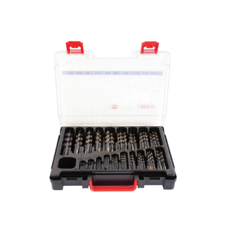 Слика на Сет RED LINE бургии 1-10mm, 170 ком.