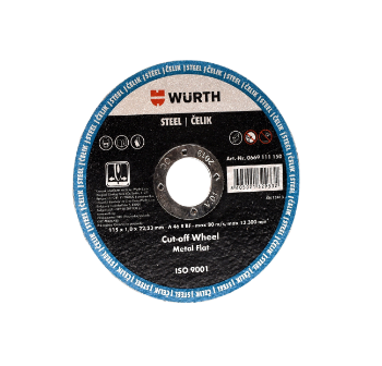 Слика на Диск за сечење, Wurth Basic - челик