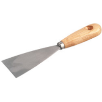 Fotografia e Spatula me dorezë druri 75mm.