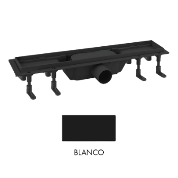 Слика на Канал за туш кабина, BLANCO, 500 mm - црн