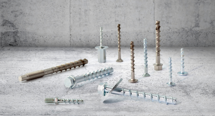 Врвот на ефикасното прицврстување Едноставно и безбедно: Тоа го носат бетонските завртки на металната конструкција