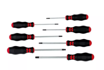Слика на  Сет ZEBRA одвртувачи TORX со отвор, TX 10-40/7 пар.