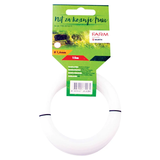 Слика на Нит за косење трева, ѕвездаст, 2,4mmx15m