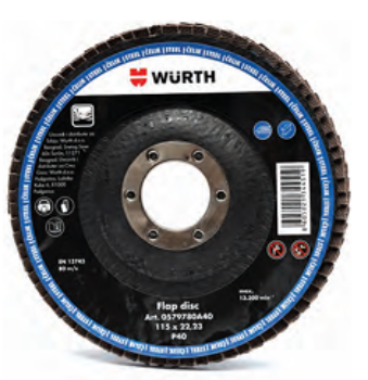 Слика на WURTH ламеларни дискови за брусење, алуминиум корунд